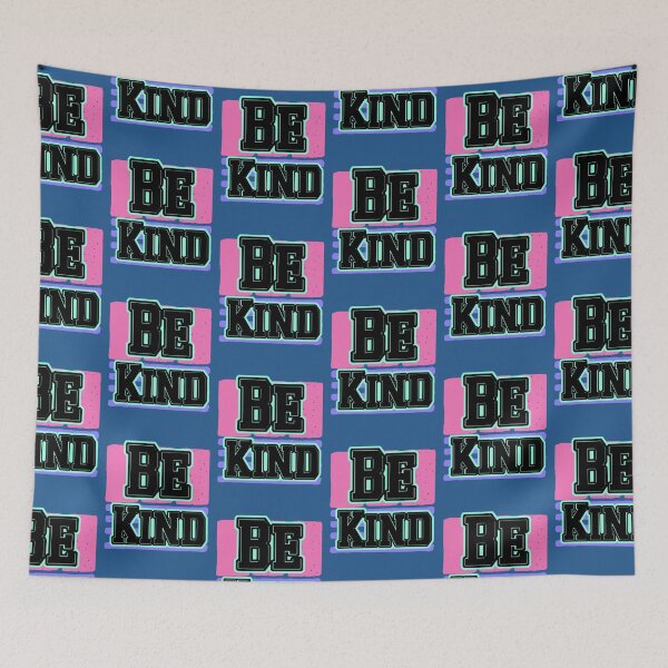 Item preview, Be Kind – Positive Phrase Aesthetic Typographic Design designed and sold by AstronautMerch.