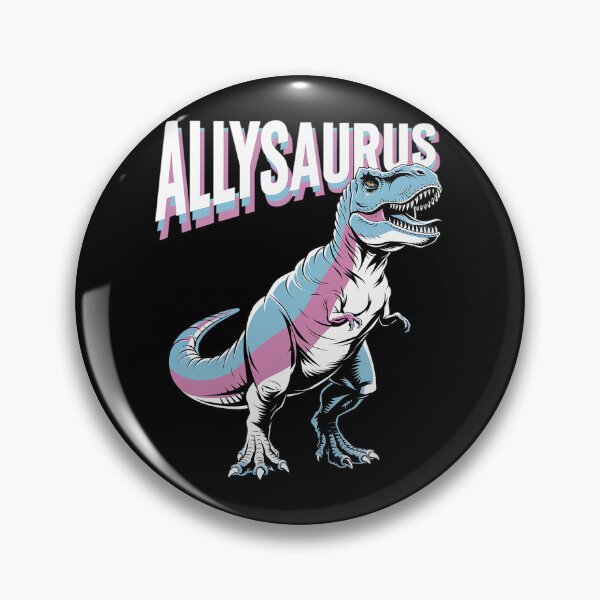 Item preview, Trans Ally Dinosaurs Allysaurus T Rex LGBTQIA+ Trans T-Rex  designed and sold by joyouartArt.