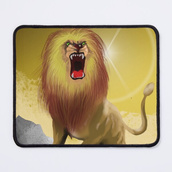 Item preview, Nemean Lion on Yellow designed and sold by Digital Attic 95.