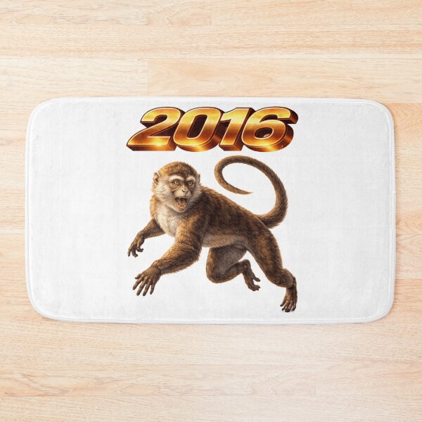 Item preview, 2016 Year of the Monkey Eastern Zodiac Intelligence Agility Clever Power Design designed and sold by AlexLineArt.