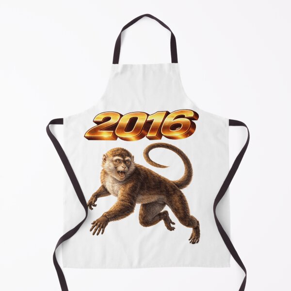 Item preview, 2016 Year of the Monkey Eastern Zodiac Intelligence Agility Clever Power Design designed and sold by AlexLineArt.