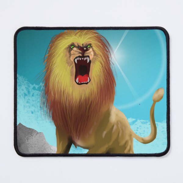 Item preview, Nemean Lion on Blue designed and sold by Digital Attic 95.