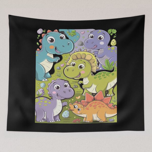 Item preview, Types Of Dinosaurs Cute Dino Identification Girl Boy  designed and sold by joyouartArt.