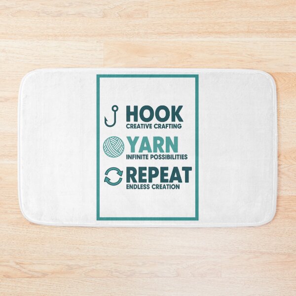 Item preview, Crochet Lover Hook Yarn Repeat Endless Creation designed and sold by LuminOrb.