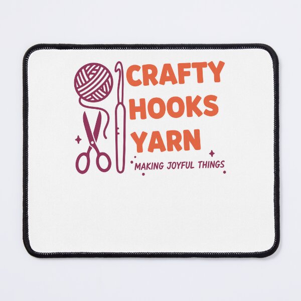 Item preview, Crocheting Crafty Hooks Yarn Making Joyful Things designed and sold by LuminOrb.