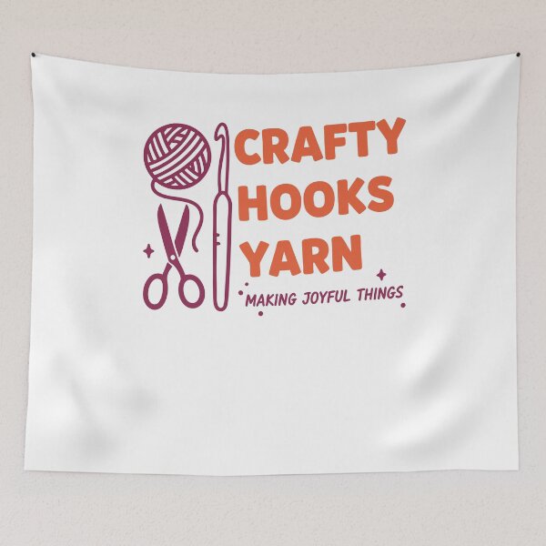 Item preview, Crocheting Crafty Hooks Yarn Making Joyful Things designed and sold by LuminOrb.
