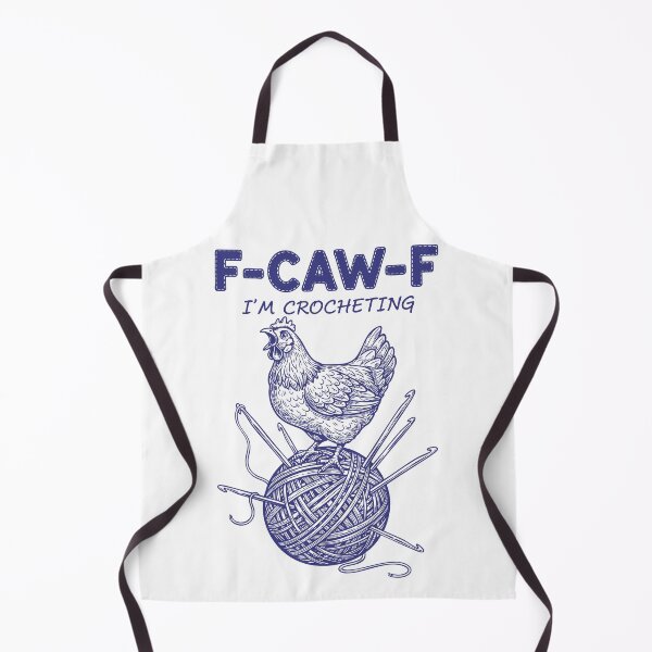 Item preview, Funny Crochet Lover F Caw F I'm Crocheting Yarn designed and sold by LuminOrb.