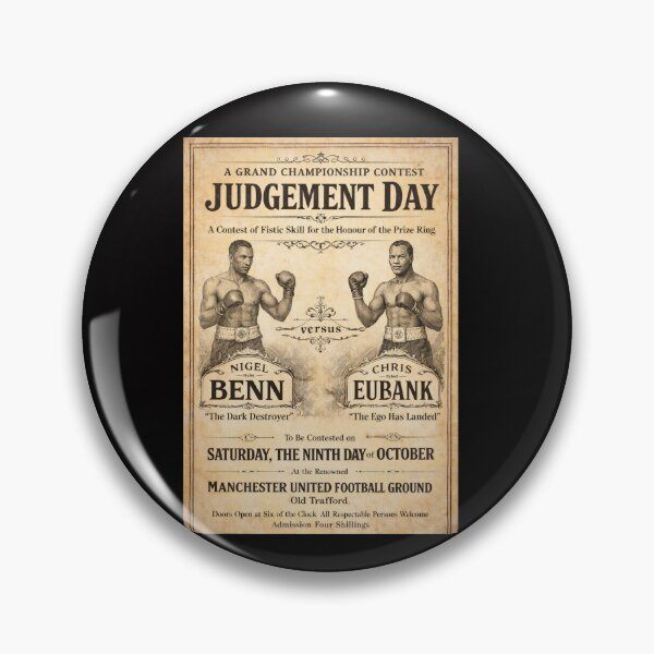 Item preview, Reimagined Judgement Day Boxing Poster designed and sold by halibutgoatramb.