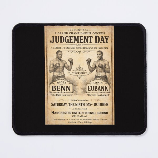 Item preview, Reimagined Judgement Day Boxing Poster designed and sold by halibutgoatramb.