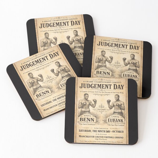 Item preview, Reimagined Judgement Day Boxing Poster designed and sold by halibutgoatramb.