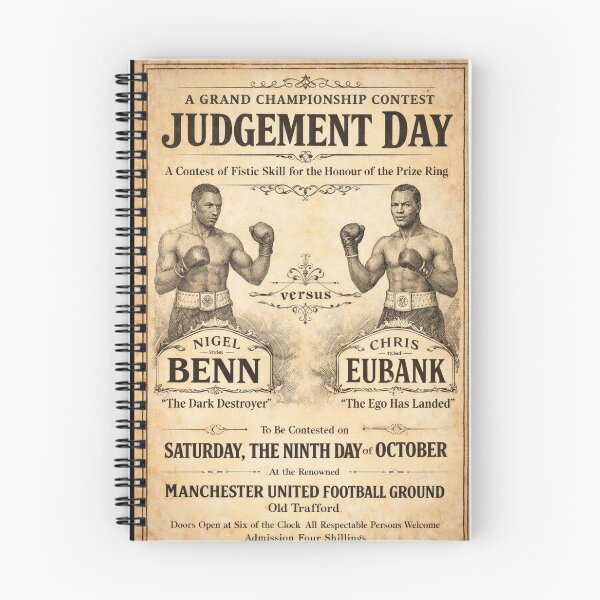 Item preview, Reimagined Judgement Day Boxing Poster designed and sold by halibutgoatramb.