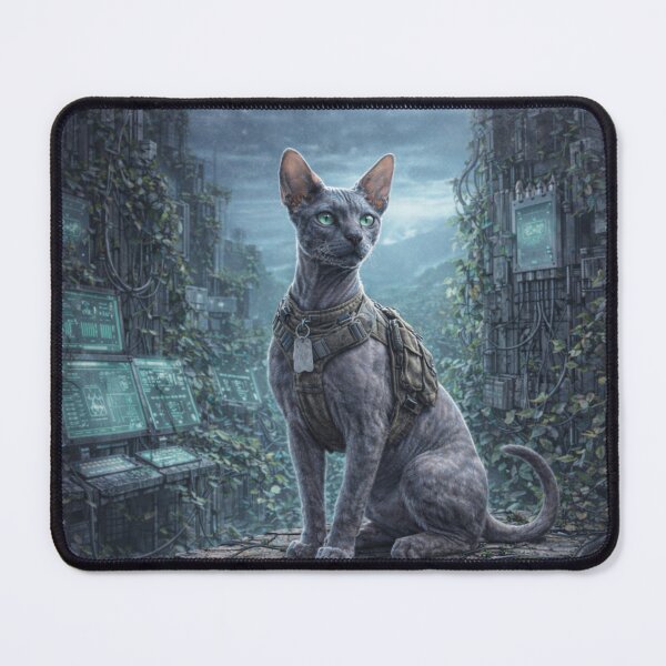 Item preview, Aquarius Cat Zodiac Art – Built Different Astrology Illustration designed and sold by TroyTheTerrific.