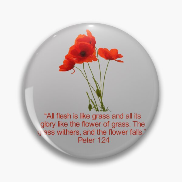 Item preview, For All Flesh Is As Grass Peter 1:24-25 designed and sold by taiche.