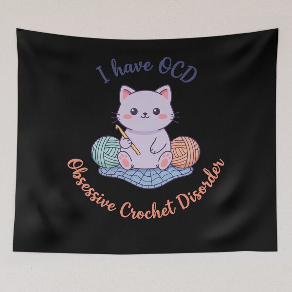 Item preview, Crochet Lover Knitting Obsessive Crochet Disorder designed and sold by LuminOrb.
