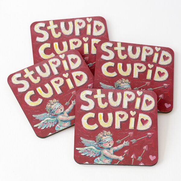 Item preview, "Stupid Cupid" Anti Valentines Day Gift designed and sold by Filologica.