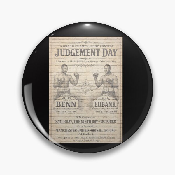 Item preview, Reimagined Judgement Day Boxing Poster designed and sold by halibutgoatramb.