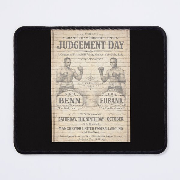 Item preview, Reimagined Judgement Day Boxing Poster designed and sold by halibutgoatramb.