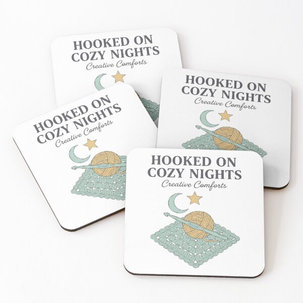Item preview, Hooked On Cozy Nights Crochet Lover Creative designed and sold by LuminOrb.
