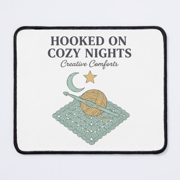 Item preview, Hooked On Cozy Nights Crochet Lover Creative designed and sold by LuminOrb.