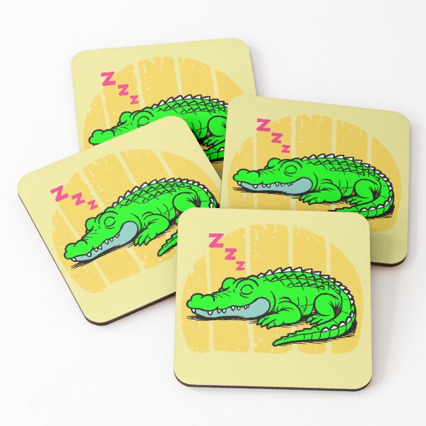 Item preview, Sleeping Crocodile | Cute and Relaxing Adorable Animal Design designed and sold by AstronautMerch.