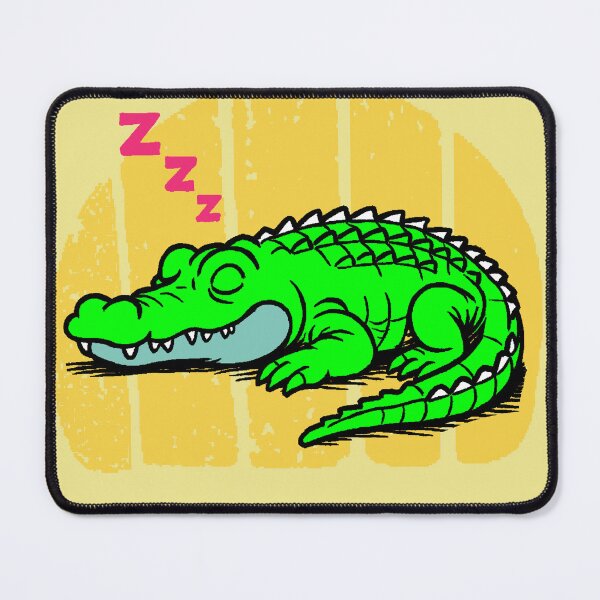Item preview, Sleeping Crocodile | Cute and Relaxing Adorable Animal Design designed and sold by AstronautMerch.