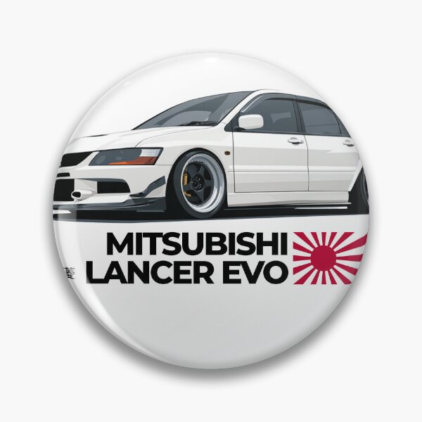 Item preview, Mitsubishi Lancer Evo 9 Minimal Flat Car Illustration designed and sold by Blitzcrew.Co.