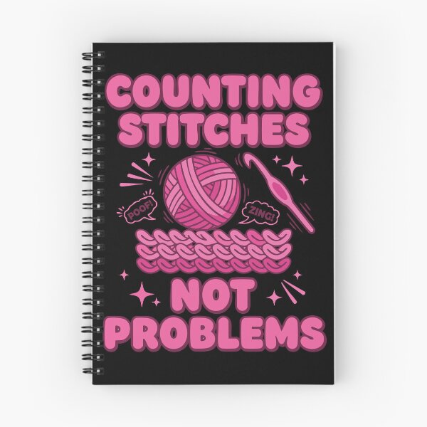 Item preview, Counting Stitches Not Problems Funny Crochet Lover designed and sold by LuminOrb.