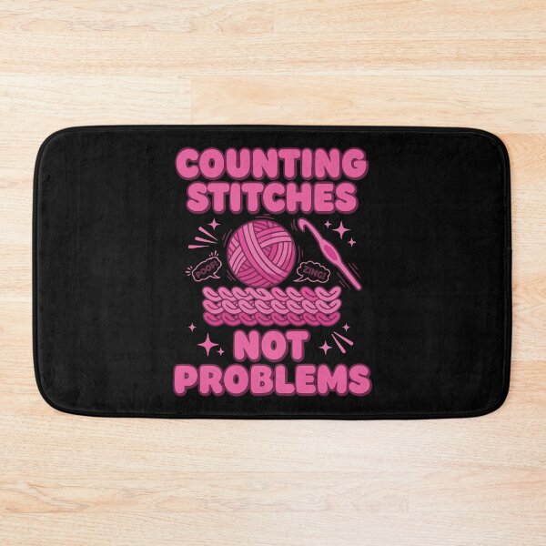 Item preview, Counting Stitches Not Problems Funny Crochet Lover designed and sold by LuminOrb.