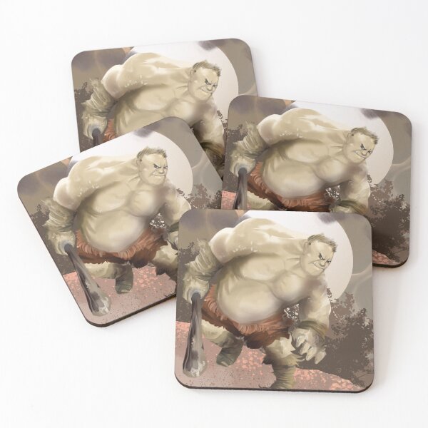 Item preview, Ogre on Red  designed and sold by Digital Attic 95.