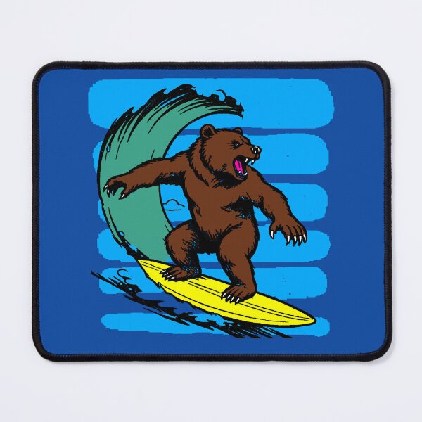 Item preview, Surfing Bear | Fun, summery beach-style design designed and sold by AstronautMerch.