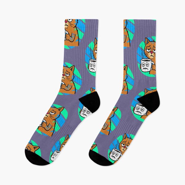 Item preview, Bored Cat with Coffee | Fun and Adorable Design for Coffee and Cat Lovers designed and sold by AstronautMerch.