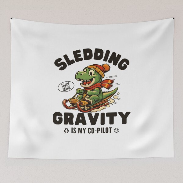 Item preview, Sledding : gravity is my co-pilot designed and sold by Peerless-Prime.