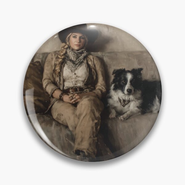 Item preview, Cowgirl and Her Faithful Dog designed and sold by lautir.