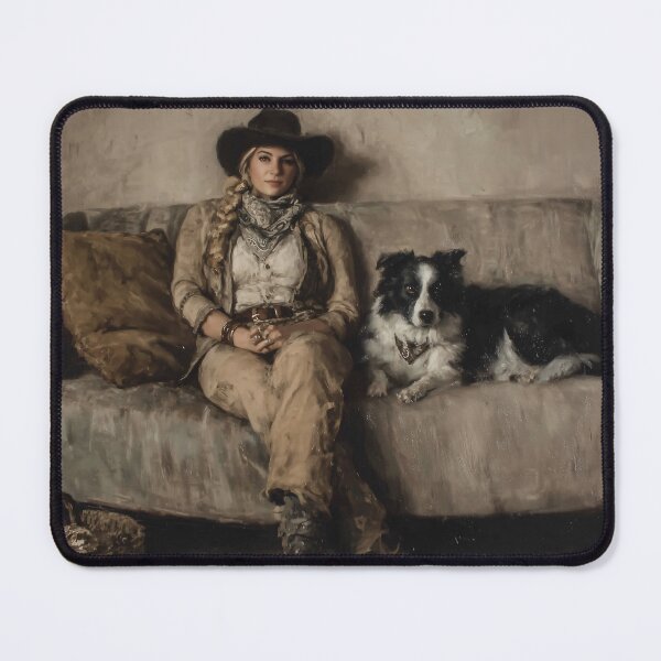 Item preview, Cowgirl and Her Faithful Dog designed and sold by lautir.