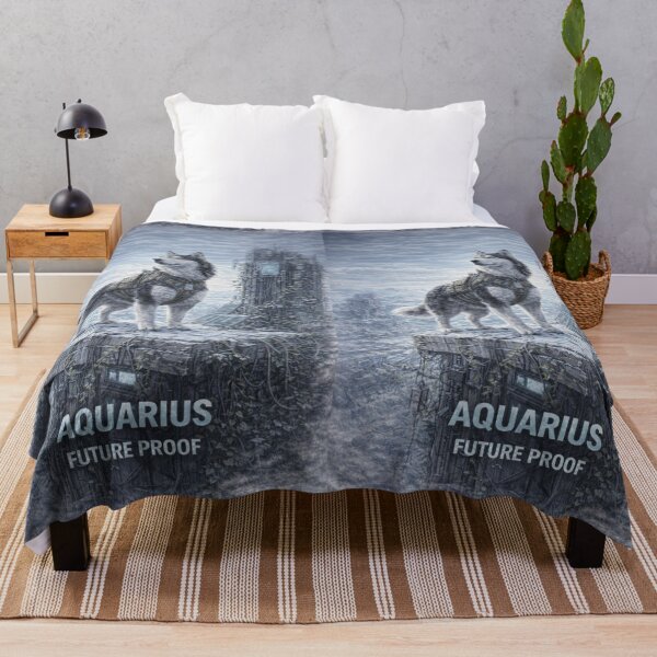 Item preview, Aquarius Dog Zodiac Art – Future Proof Astrology Illustration designed and sold by TroyTheTerrific.