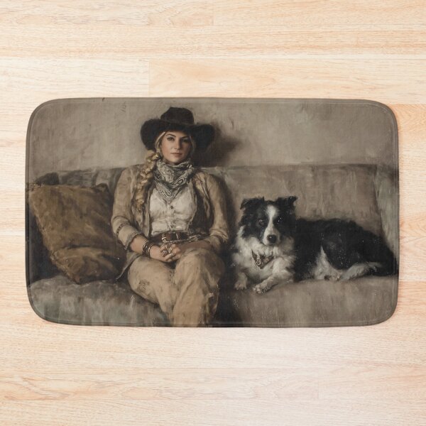 Item preview, Cowgirl and Her Faithful Dog designed and sold by lautir.