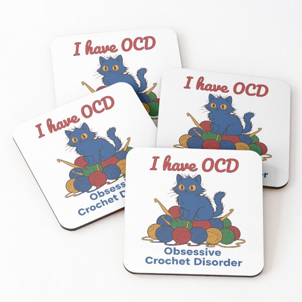 Item preview, I Have OCD Obsessive Crochet crochet lover designed and sold by LuminOrb.