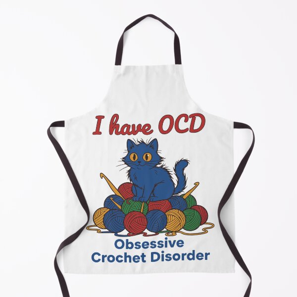 Item preview, I Have OCD Obsessive Crochet crochet lover designed and sold by LuminOrb.