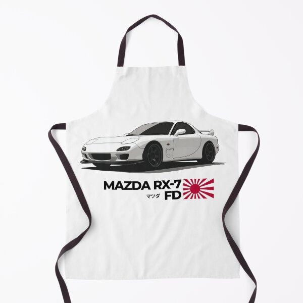Item preview, Mazda RX-7 FD Minimal Flat Car Illustration designed and sold by Blitzcrew.Co.