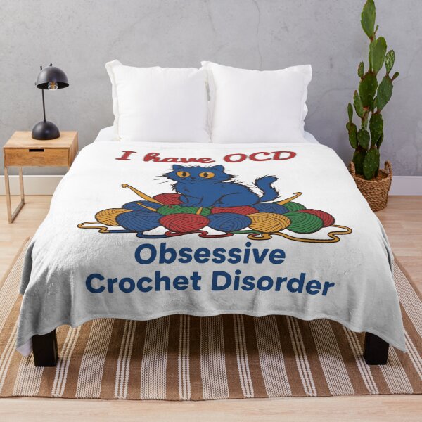 Item preview, I Have OCD Obsessive Crochet crochet lover designed and sold by LuminOrb.