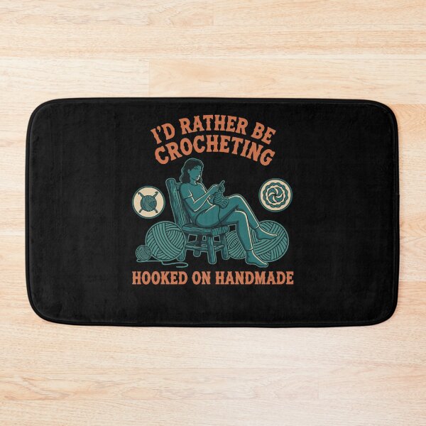 Item preview, Id Rather Be Crocheting Crochet Lover Knitting designed and sold by LuminOrb.