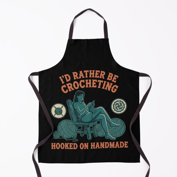 Item preview, Id Rather Be Crocheting Crochet Lover Knitting designed and sold by LuminOrb.