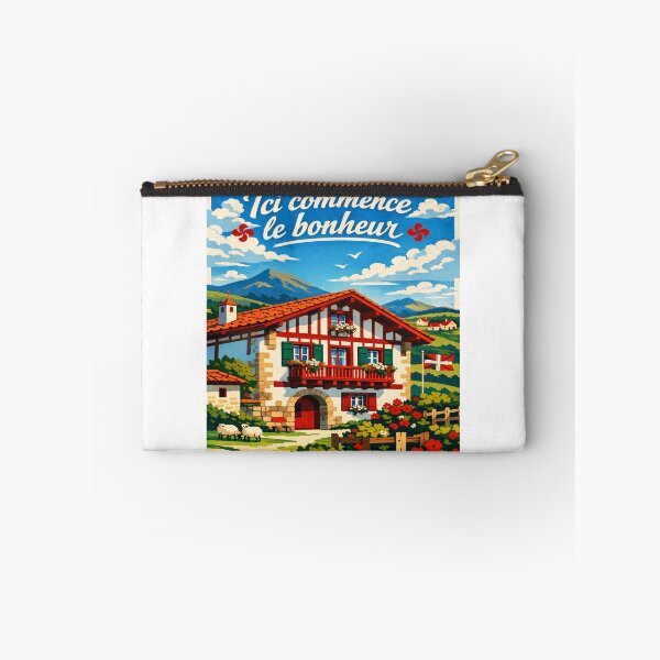 Item preview, Basque house under a blue sky – Happiness begins here designed and sold by Gino64.