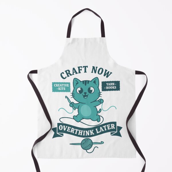 Item preview, Craft Now Overthink Later Crochet Lover Cat designed and sold by LuminOrb.