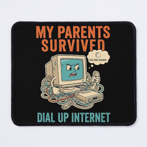 Item preview, My Parents Survived Dial Up Internet - Funny 90s Tech Nostalgia designed and sold by TS-Des.