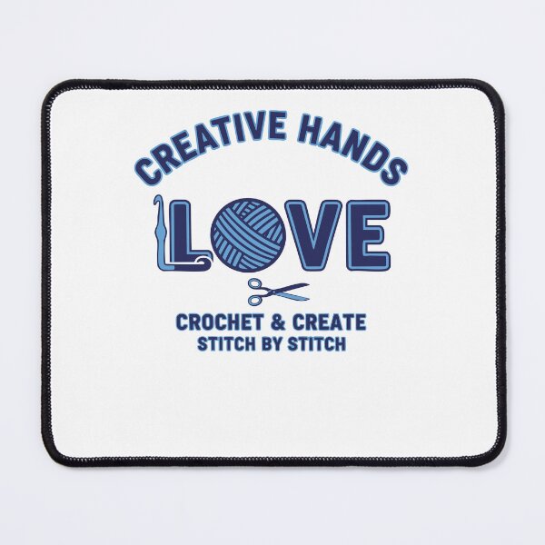 Item preview, Creative Hands Love Crocheting Crochet Lovers Yarn designed and sold by LuminOrb.