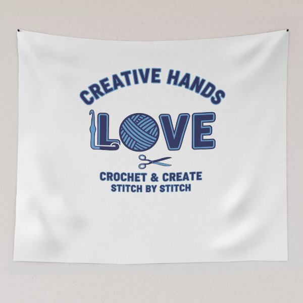 Item preview, Creative Hands Love Crocheting Crochet Lovers Yarn designed and sold by LuminOrb.