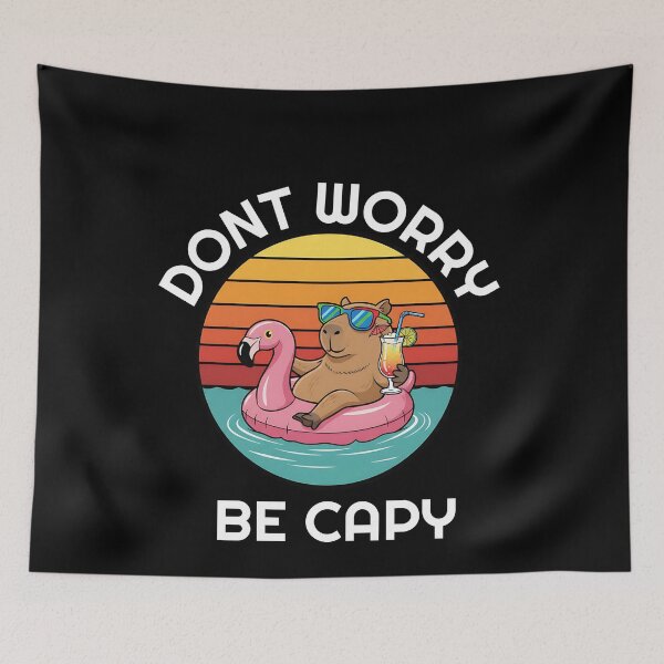 Item preview, Don’t Worry Be Capy Cute Capybara Chill Summer Funny Capybara Dont Be Worry Be Capy designed and sold by BornBorn.