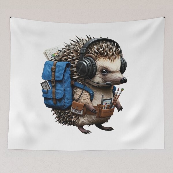Item preview, Traveling Hedgehog designed and sold by Aise06.
