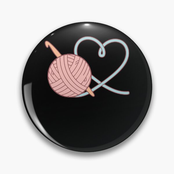 Item preview, Funny Crochet Heart Crochet Hook Yarn Lovers designed and sold by LuminOrb.